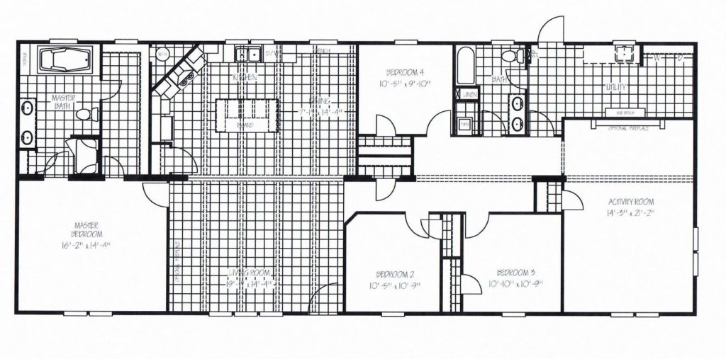 4 Bedroom Floor Plan The Murphy Hawks Homes