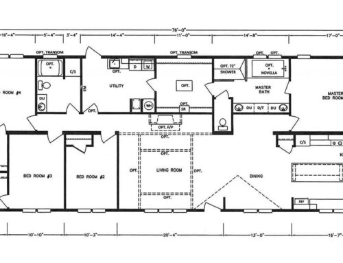 4 Bedroom Floor Plan: KB-3249 “The Caroline”