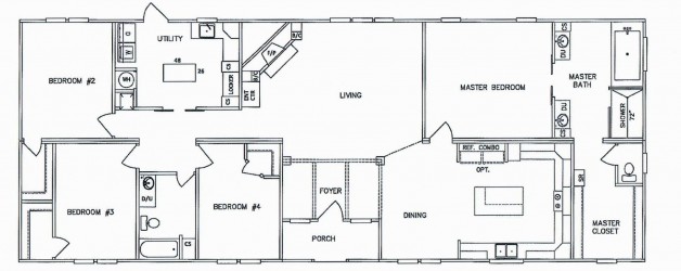 4 Bedroom Floorplans Modular And Manufactured Homes In Ar